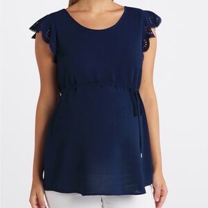 FULL MOON
Cheryl Maternity Tie Front Blouse